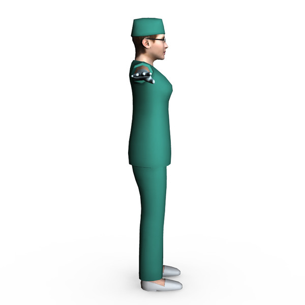 maya surgeon female 02 - Surgeon Female 02... by ignisfatuus